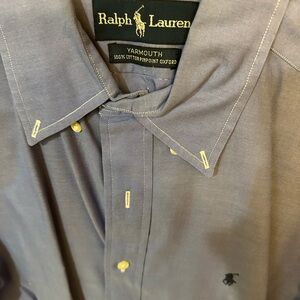 Ralph Lauren Blue Casual Button Down Shirt